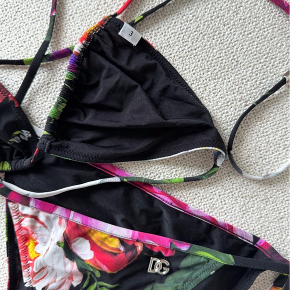 Dolce & Gabbana Floral Black Bikini - Picture 4 of 5